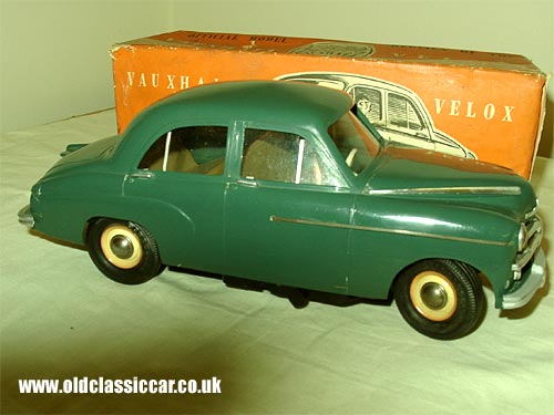 1950s Vauxhall Velox toy car