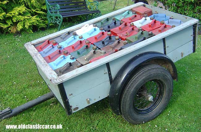 vintage Pratts trailer on spoked wire wheels, found on ebay