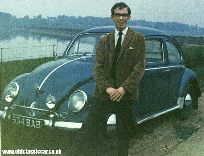 John's Volkswagen Beetle prior to the crash