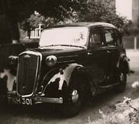 Pre-war Wolseley saloon car