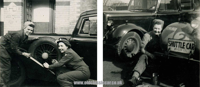 WW2 Humber staff car and ATS mechanics