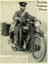 1929 BSA motorcycle used by the GPO