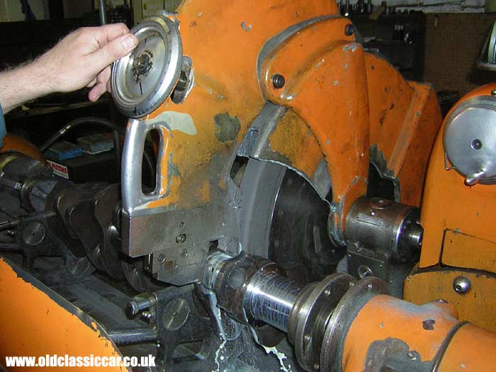 Re-grinding the crank