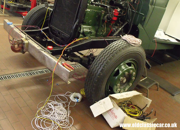 Replacing the truck's wiring loom