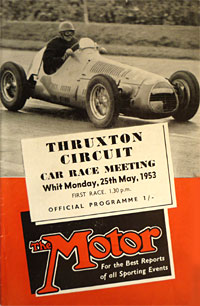 Cover for the May 1953 race programme