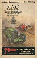 Ards TT race programmes for 1931 - 1934