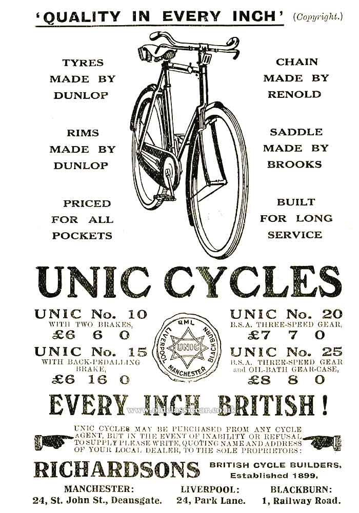 The Unic bicycle