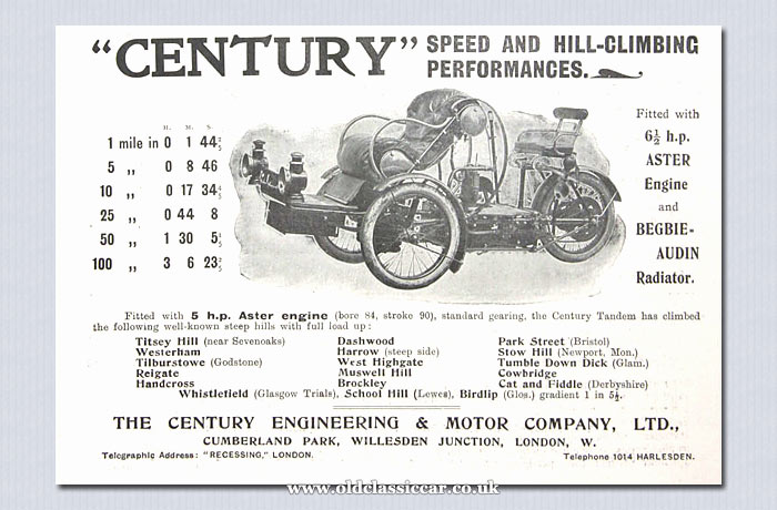 Advert from 1902