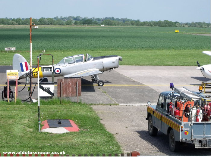 De Havilland Chipmunk, spotted at Sleap aerodrome