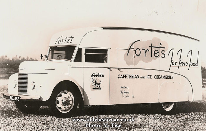 Forte's of Bournemouth livery on the lorry