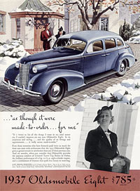 Advert for the 1937 cars
