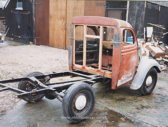 The Ford when it was part-restored