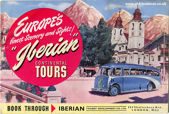 Coach tours booklet cover