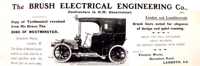 The Brush electric car of 1903