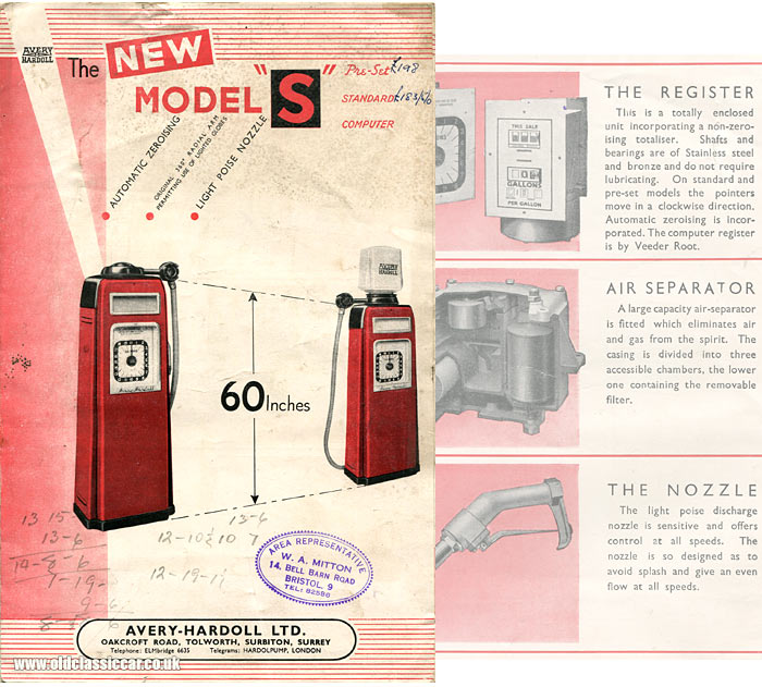 The Model S petrol pump