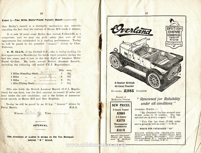1924 Overland car advertisement