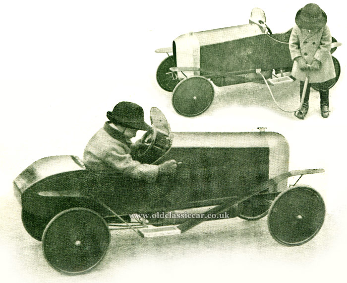 Compressed air car for children