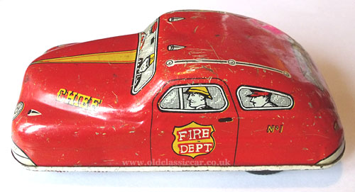 Side view of the Mettoy car