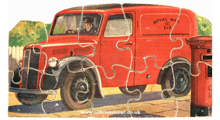 Morris Royal Mail postal van puzzle
