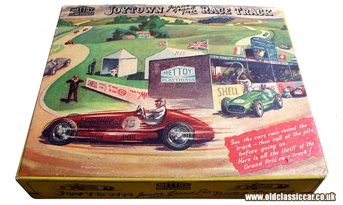 Cover of the Mettoy Joytown Grand Prix game