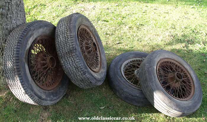The Allard Sphinx's original wheels