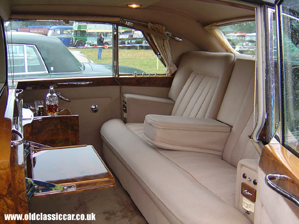 Photograph of the Rolls-Royce Phantom V on display at Astle Park in Cheshire.