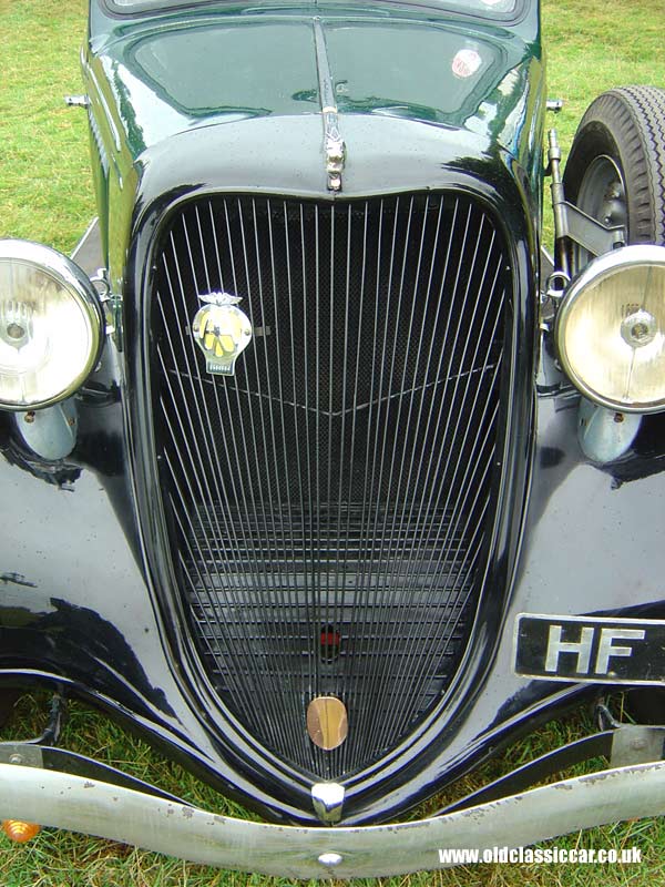 Photograph of the Hudson Terraplane on display at Astle Park in Cheshire.