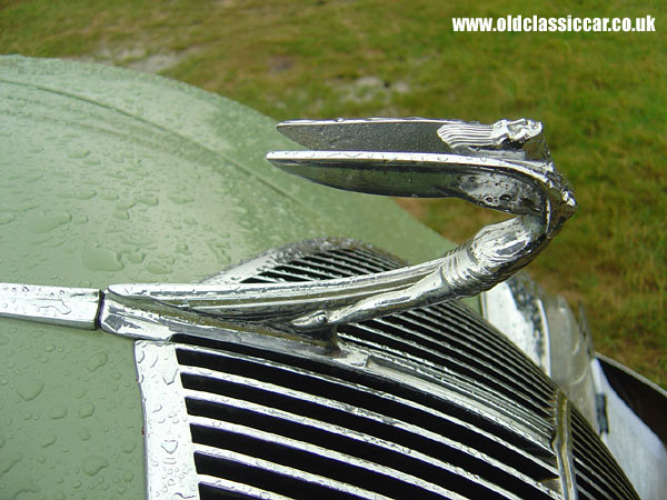Photograph of the DeSoto Airflow on display at Astle Park in Cheshire.