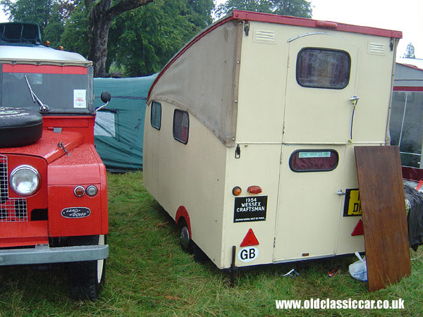 Photograph of the Wessex Craftsman on display at Astle Park in Cheshire.