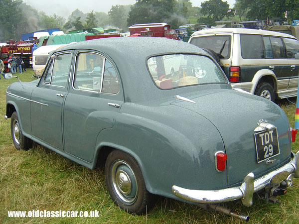 Photograph of the Morris Isis on display at Astle Park in Cheshire.