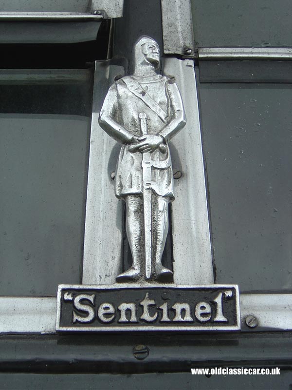 Photograph of the Sentinel Steam truck on display at Astle Park in Cheshire.