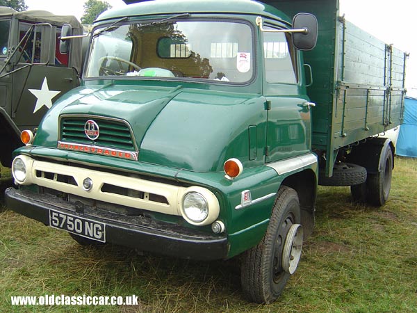 Photograph of the Thames Trader on display at Astle Park in Cheshire.