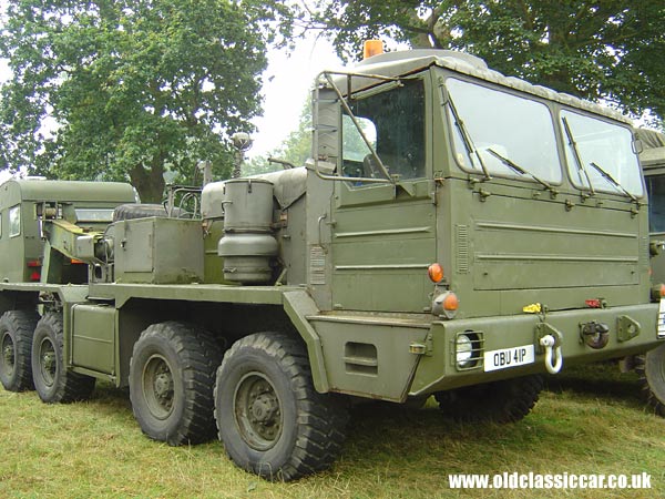 Photograph of the Ward LaFrance M746 on display at Astle Park in Cheshire.