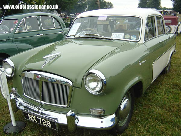 Photograph of the Standard Vanguard Sportsman on display at Astle Park in Cheshire.