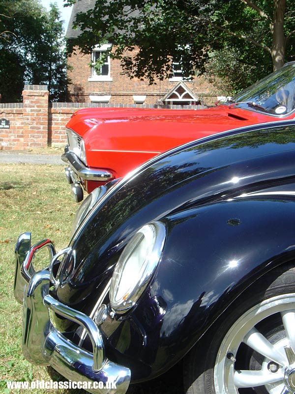 Photograph of a classic VW Beetle