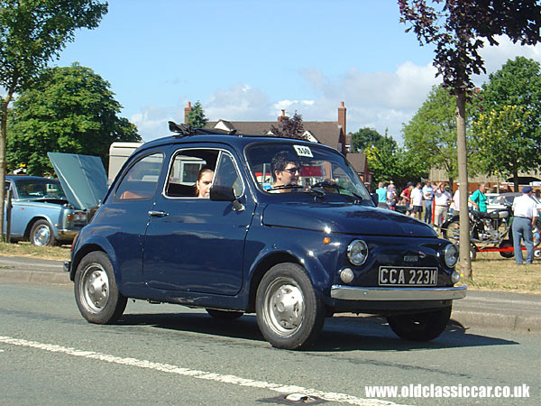 Photograph of a classic Fiat 500 R