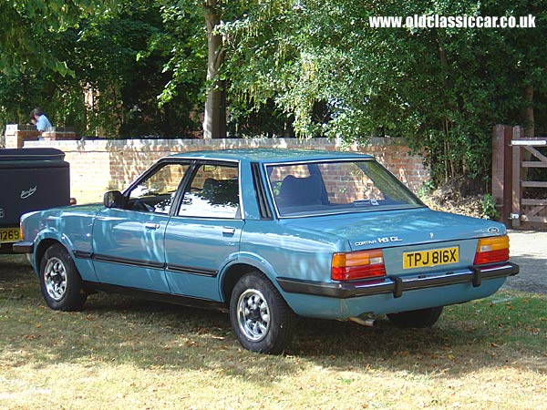 Photograph of a classic Ford Cortina Mk5