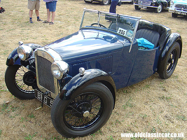 Photograph of a classic Austin 7 Nippy