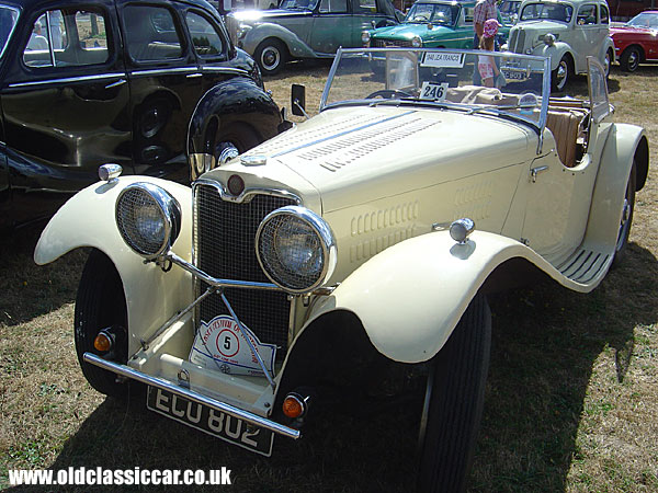 Photograph of a classic Lea Francis Tourer