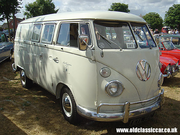 Photograph of a classic VW Camper