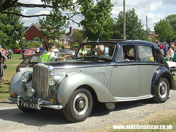 Photograph of a classic Bentley Mk6