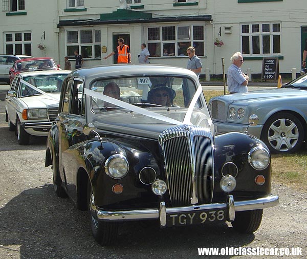 Photograph of a classic Daimler Conquest Century
