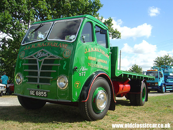 Photograph of a classic Foden FG Lorry
