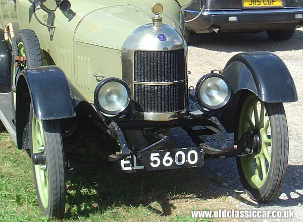 Photograph of a classic Morris Oxford Bullnose