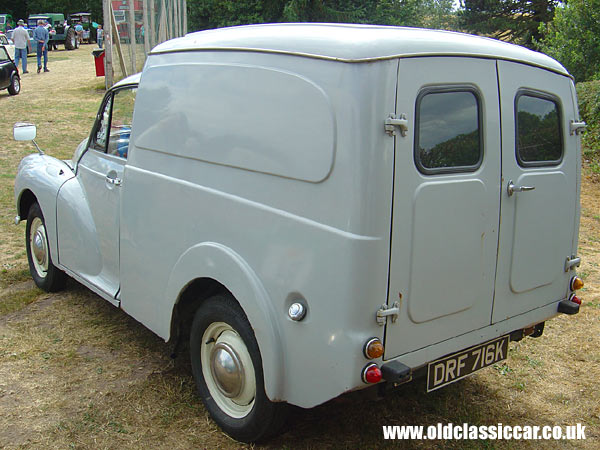 Photograph of a classic Morris Minor Van
