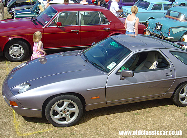 Photograph of a classic Porsche 928 S4