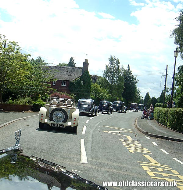 Photograph of a classic Lea Francis Tourer