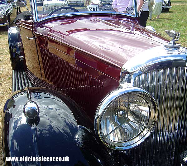 Photograph of a classic Bentley Vanden Plas Drop Head Coupe