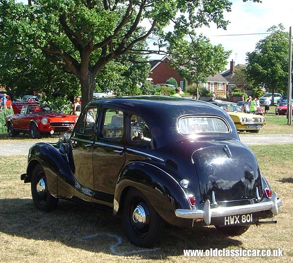 Photograph of a classic Austin A40 Devon