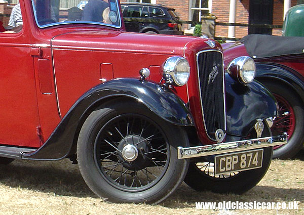Photograph of a classic Austin 7 Ruby